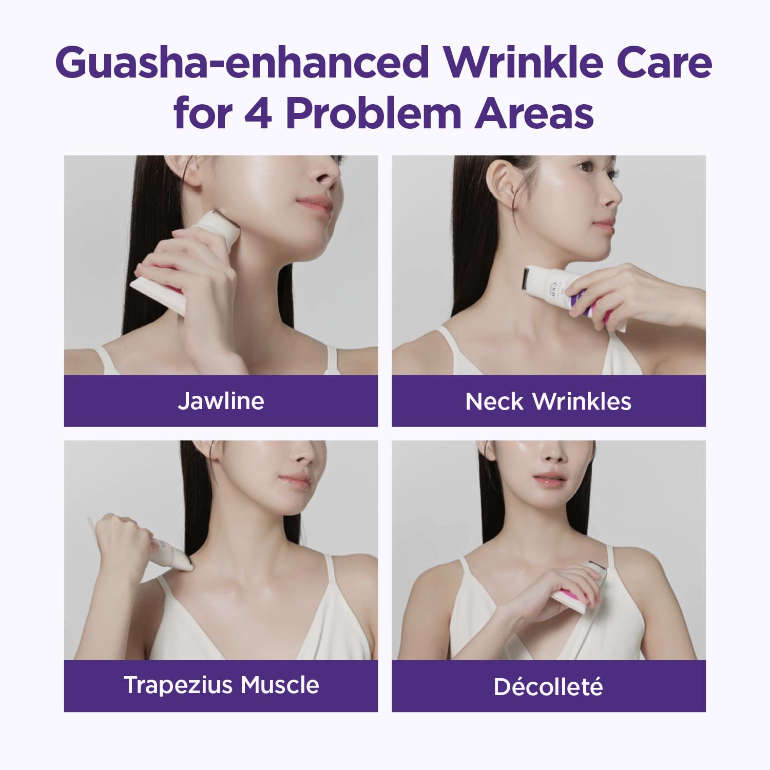 CKD neck cream decollete-area focus shows comprehensive neck and chest care.