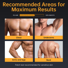 CKM Hair Removal Cream for Men on arms for slower regrowth and smoother skin.
