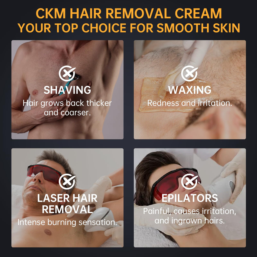 CKM Hair Removal Cream pack of two delivers value and convenience.