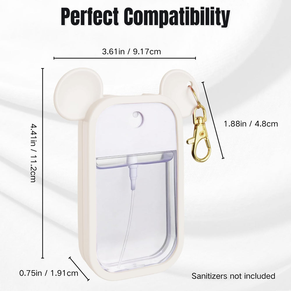 CKONXE ear-shaped-top case adds playful style and visibility for the sanitizer