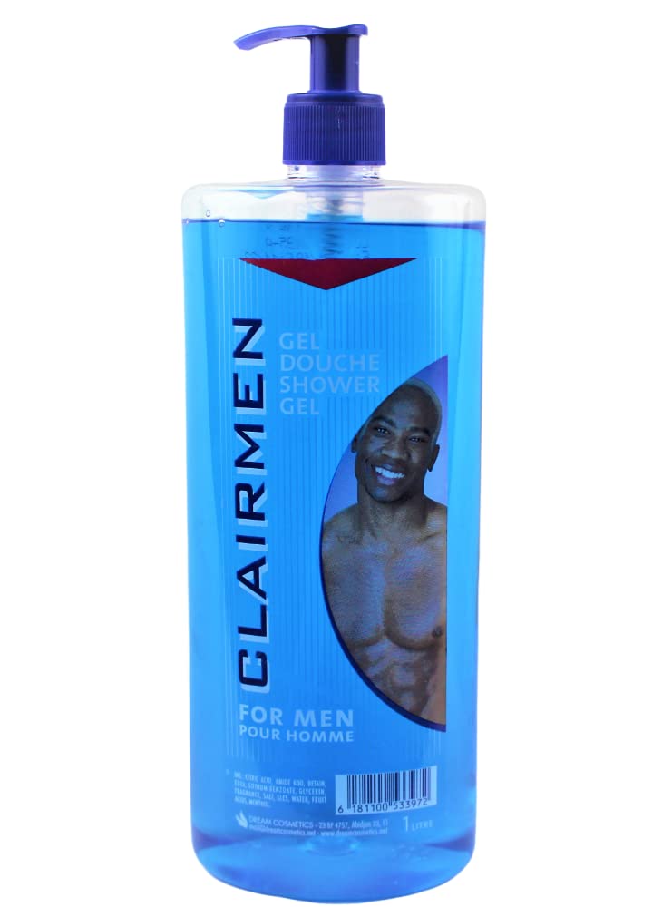 Clairmen Shower Gel for Men lather close-up highlights a masculine, energized post-shower feel.