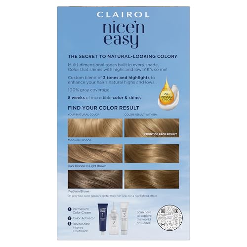 Nice'n Easy three-tone highlights for natural dimension.