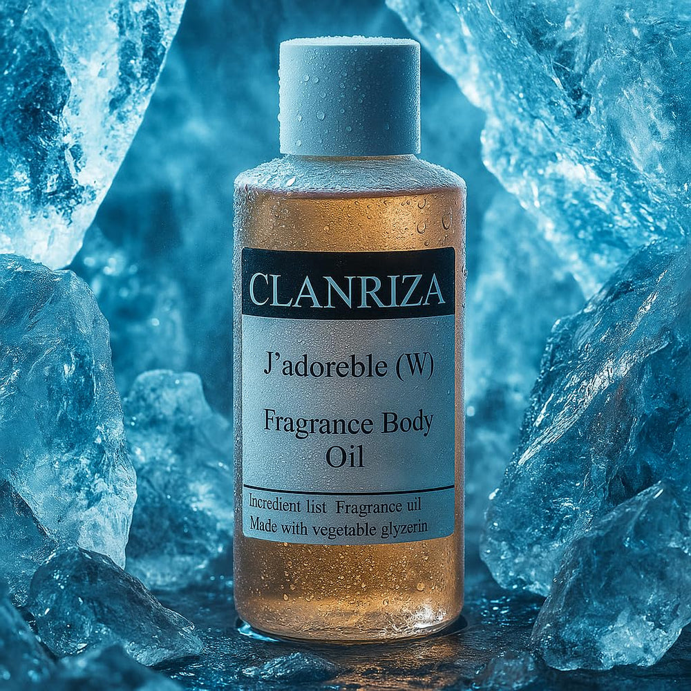 CLANRIZA J'Adoreble all-day scent depicted on skin wear through the day.
