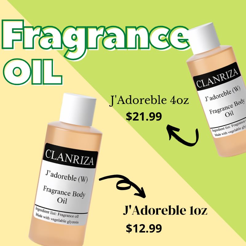 CLANRIZA J'Adoreble glow hint on skin after application for daylong scent.