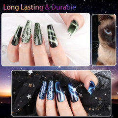 Clara Colors magnetic design unlocks classic cat eye lines at home.