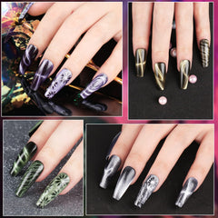 Clara Colors two-magnet kit enables versatile DIY nail art.