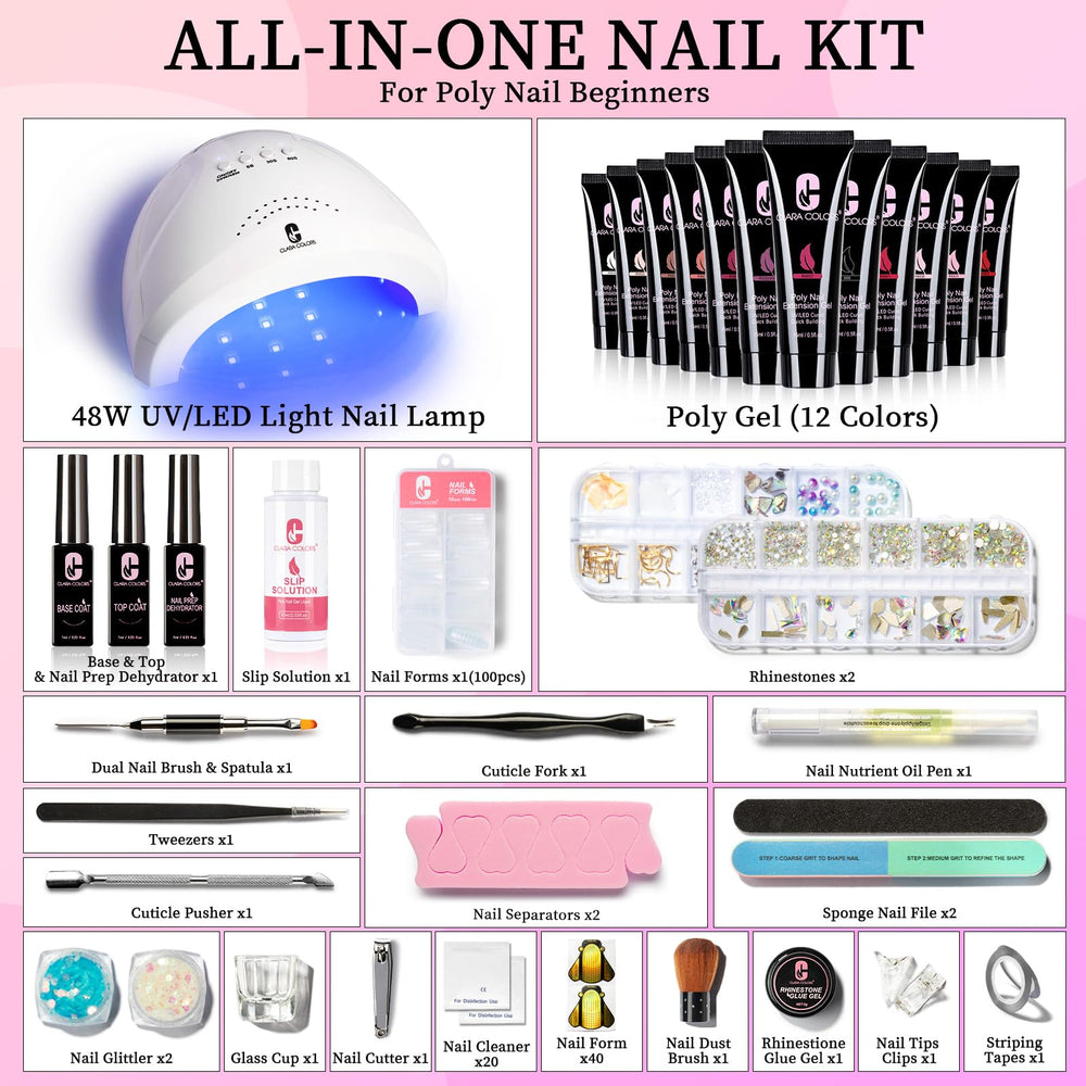 Clara Colors nail prep dehydrator and primer boost adhesion and longevity.