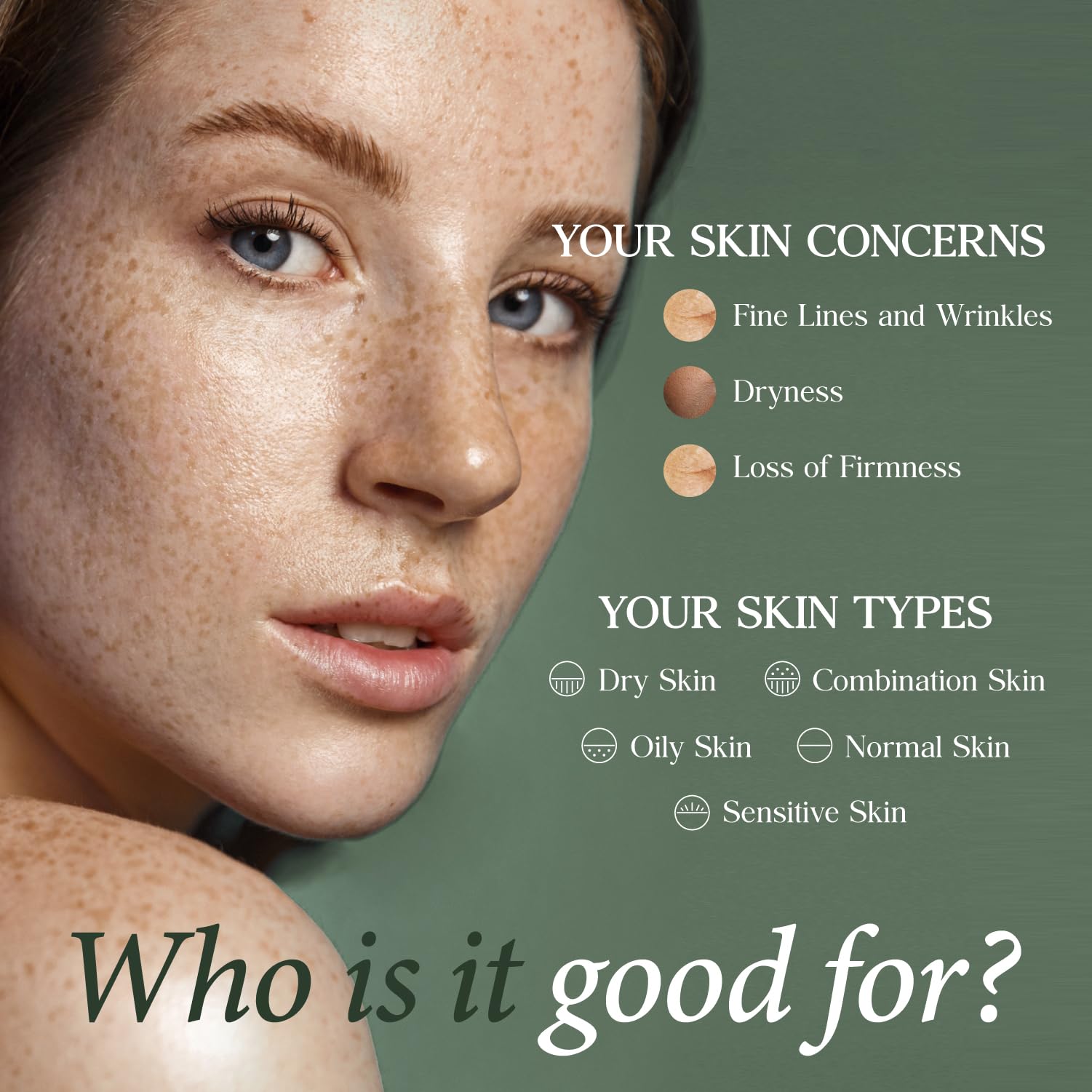 Application step demonstrates gentle patting of Clara's New York serum into skin.