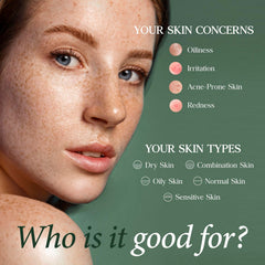 Soft, lightweight texture shown on skin for quick absorption