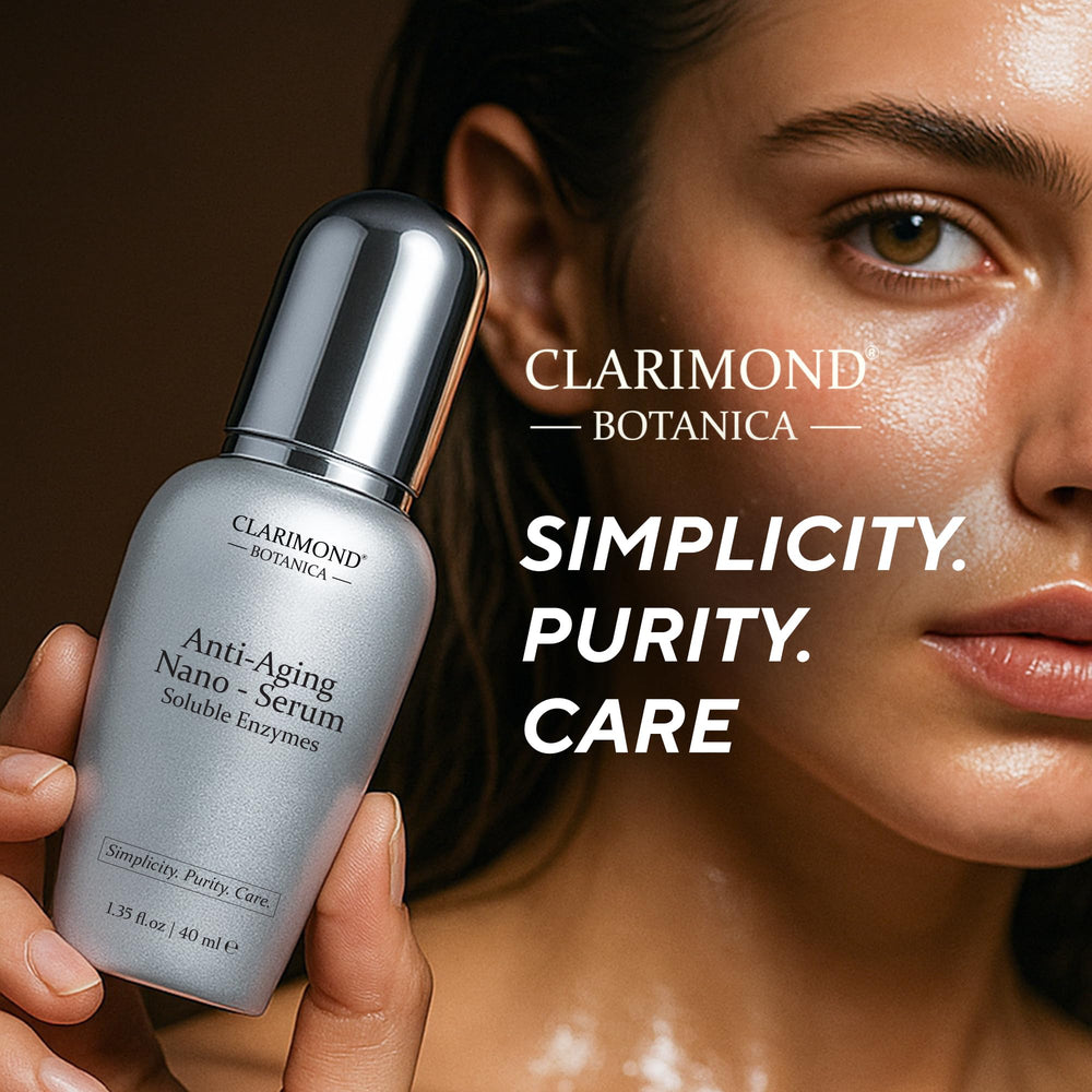 Clarimond Oralcare bottle label highlights Pro-Xylane and peptides