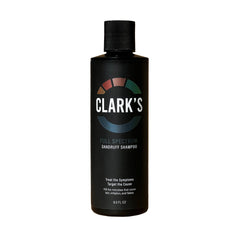 Clark's Full Spectrum Dandruff Shampoo bottle front for reliable scalp protection.