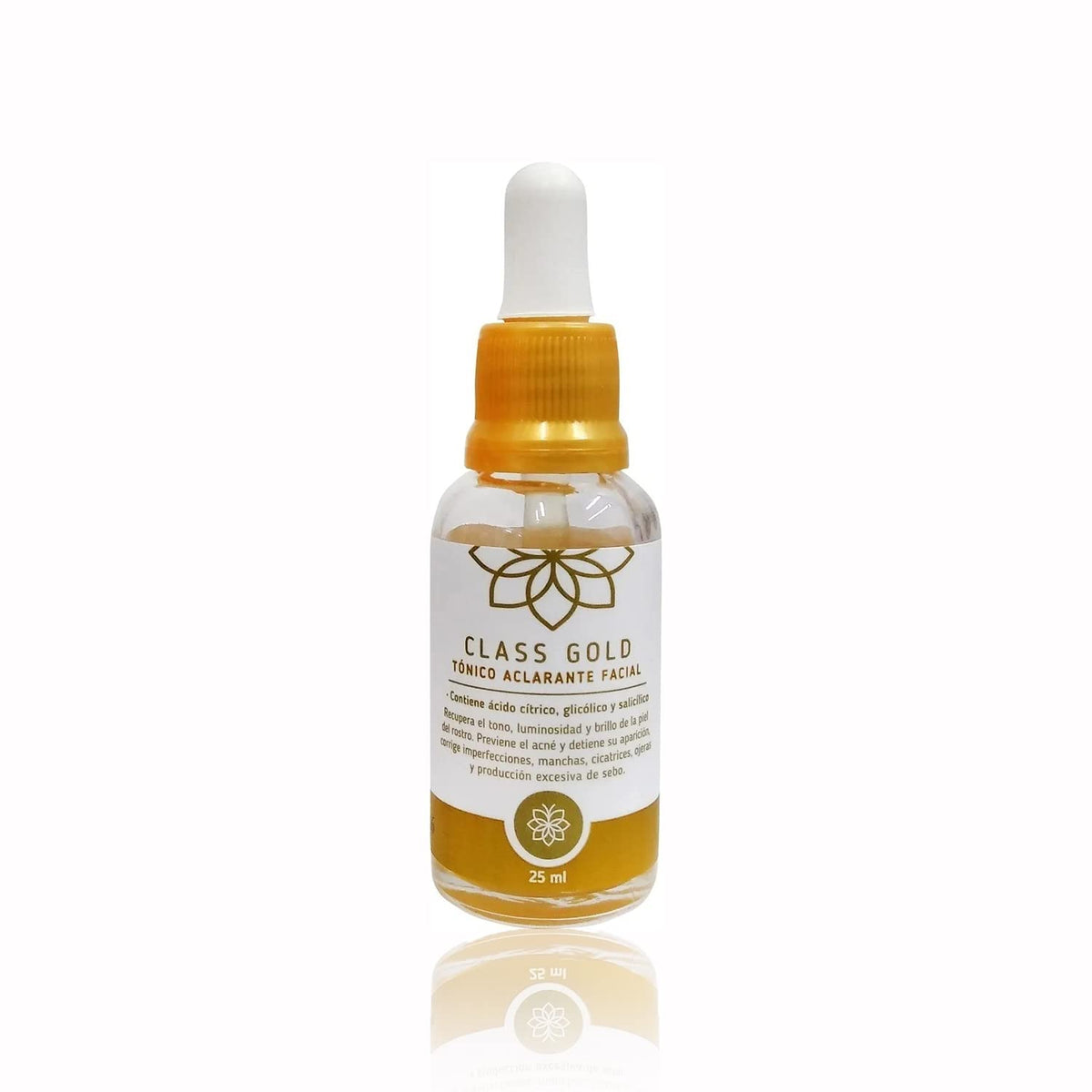 Class Gold Clarifying Toner bottle on white surface for daily skincare, may support even skin tone