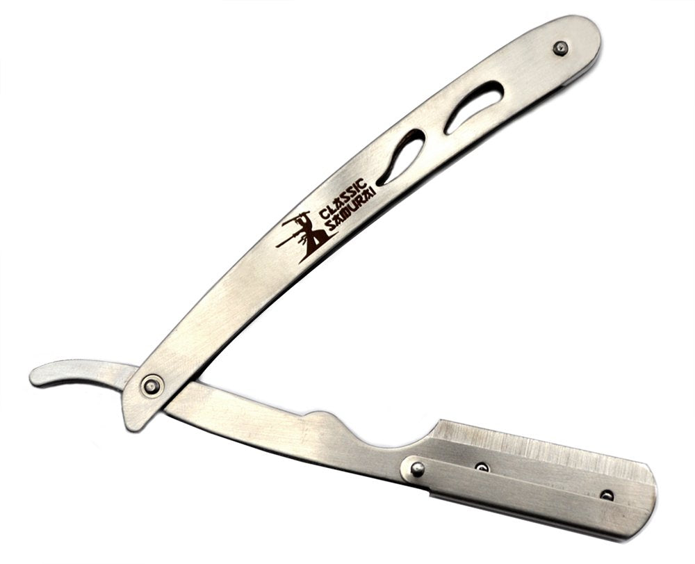 CS-102 flip blade lock enables quick blade changes for safer shaving.