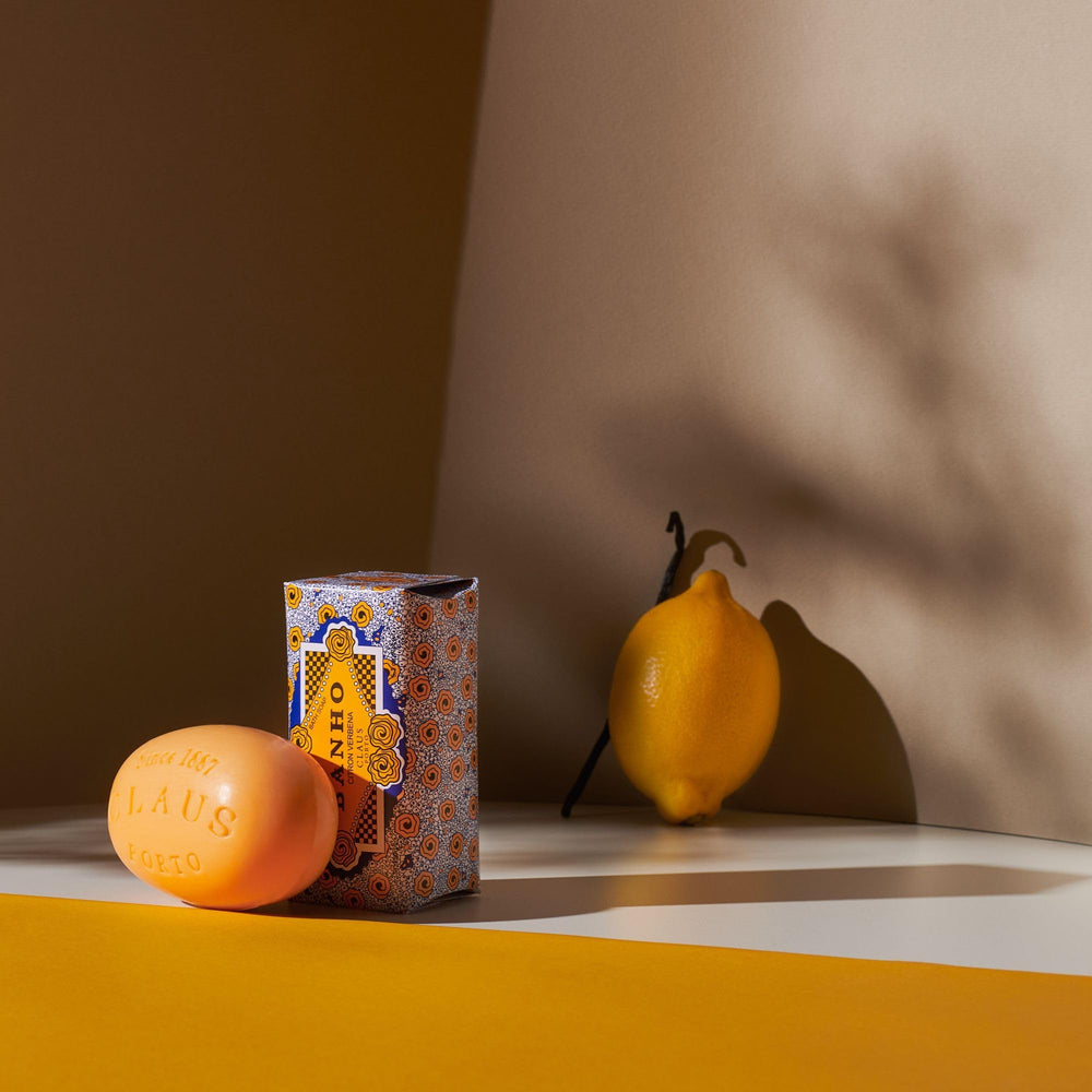 Claus Porto Banho Citron Verbena soap with shea oil infusion for smooth cleansing