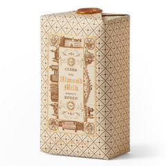Claus Porto Double Almond Milk Body Soap bar with rose-vanilla aroma for daily cleansing.