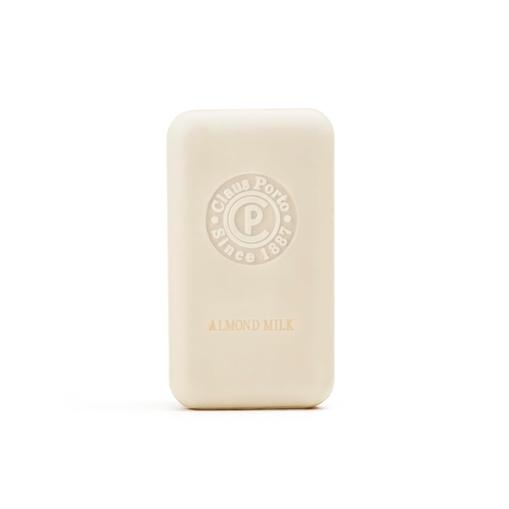 Claus Porto packaging featuring azulejo-inspired design and revitalizing scent.