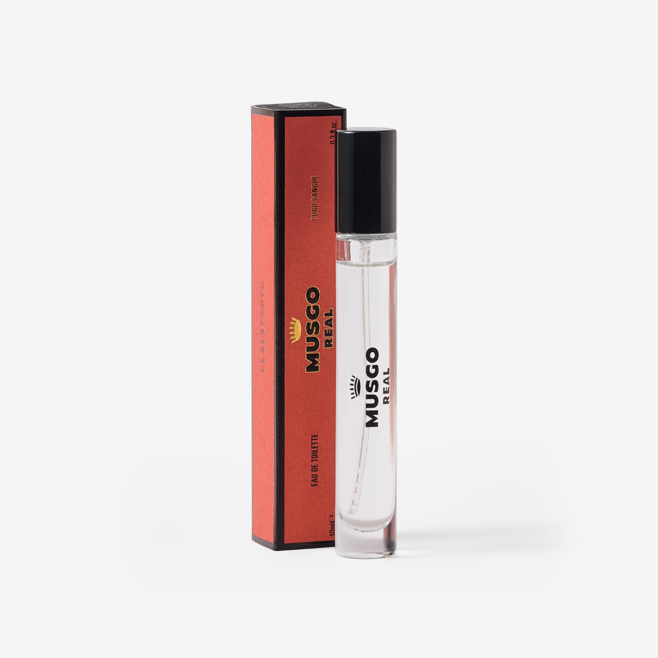 Claus Porto Musgo Real Puro Sangue packaging and bottle evoke luxury design for gifting