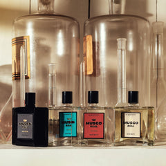 Claus Porto Musgo Real Puro Sangue vanity display, versatile daily fragrance.