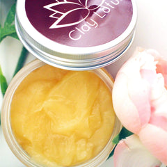 Clay Lotus Face Wash vegan label indicating cruelty-free plant-based care