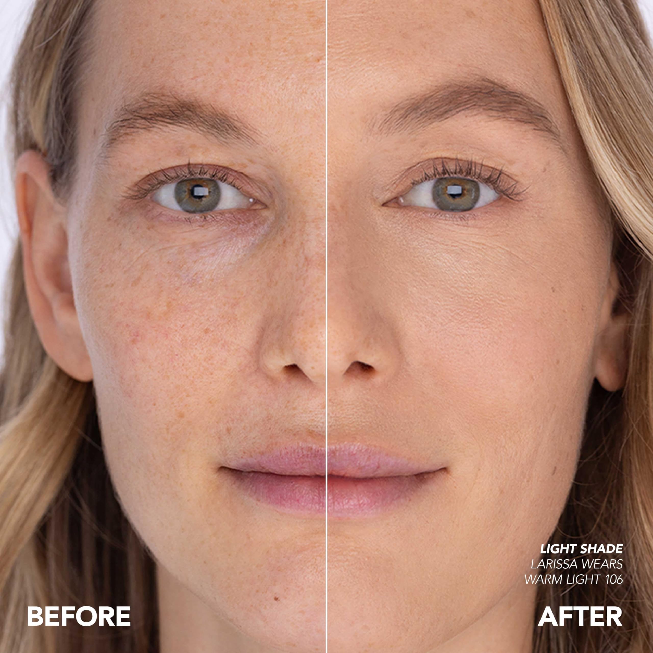 CLE Cosmetics CCC Cream glass skin look achieved with a damp sponge for hydrated glow.