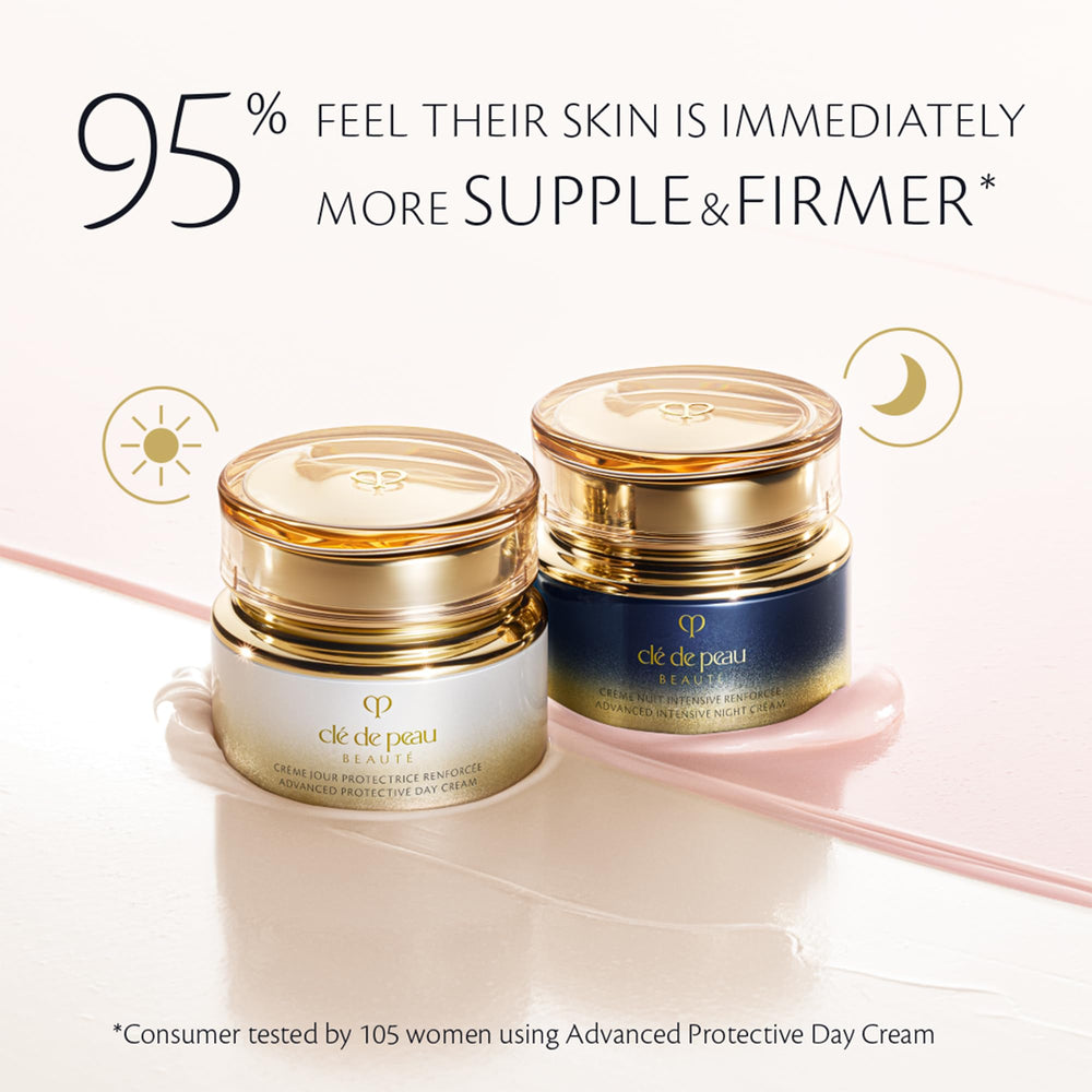 Elegant box and branding of Clé de Peau Beauté Advanced Night Cream.