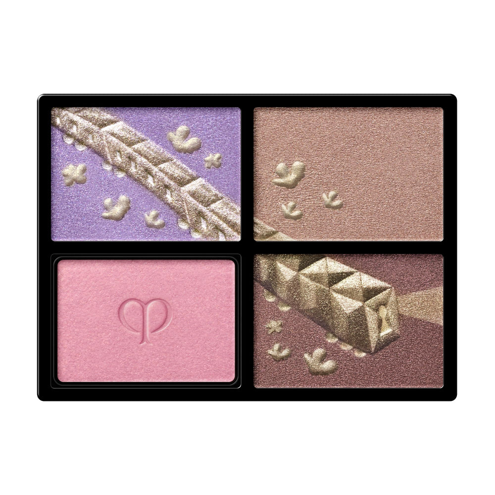 Clé de Peau Beauté compact mirror inside for easy on-the-go touch-ups.