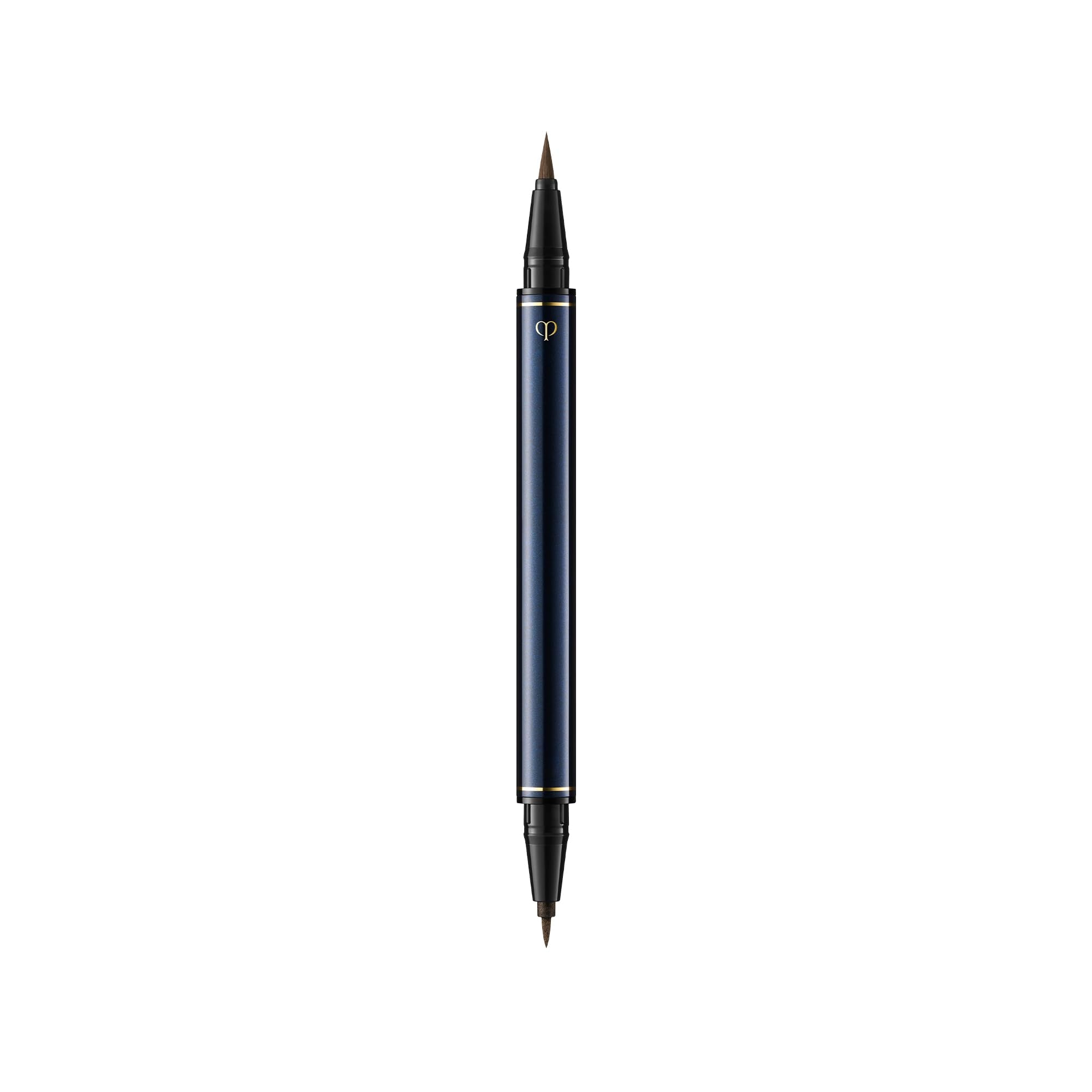 Cle de Peau Beaute Intensifying Liquid Eyeliner Black close-up showing precise line for defined eyes.