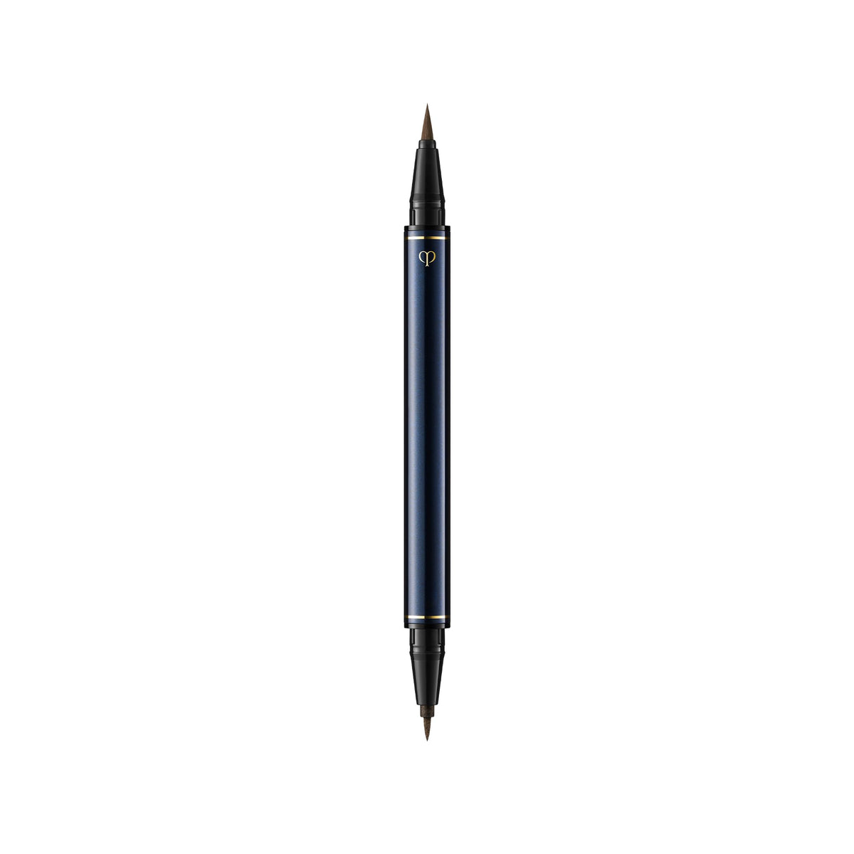 Cle de Peau Beaute Intensifying Liquid Eyeliner Black close-up showing precise line for defined eyes.