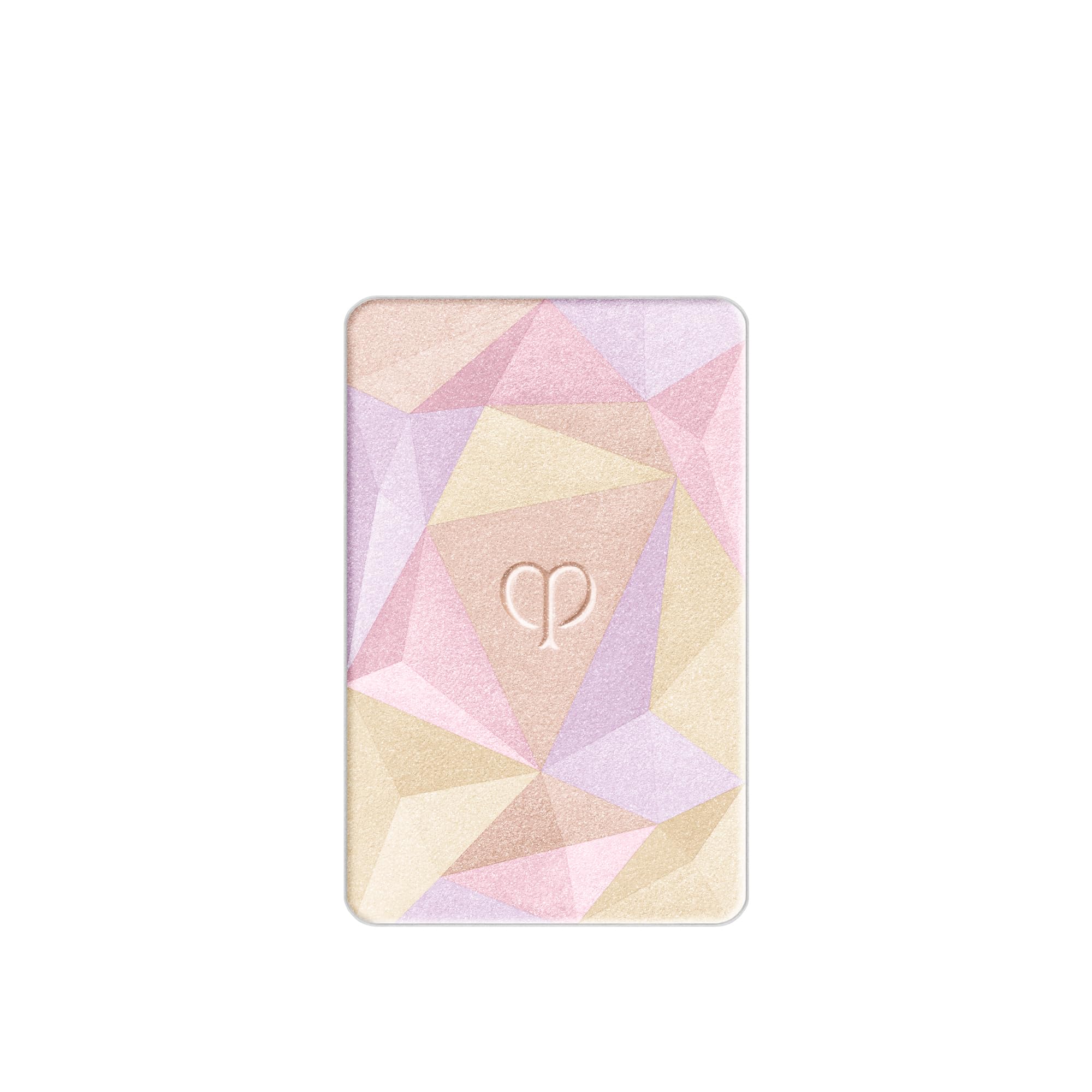 Clé de Peau Beauté Luminizing Face Enhancer 110 opal powder reflection creates shimmering glow.