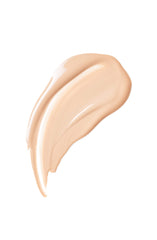 Clé de Peau Beauté Radiant Fluid Foundation swatch on skin shows buildable coverage.