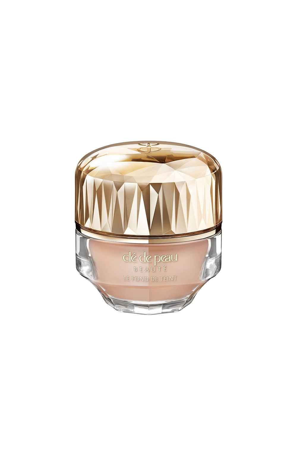 Clé de Peau Beauté foundation bottle with SPF 22 delivering radiant, lasting coverage.
