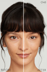 Cle de Peau Foundation swatch on skin demonstrates even coverage
