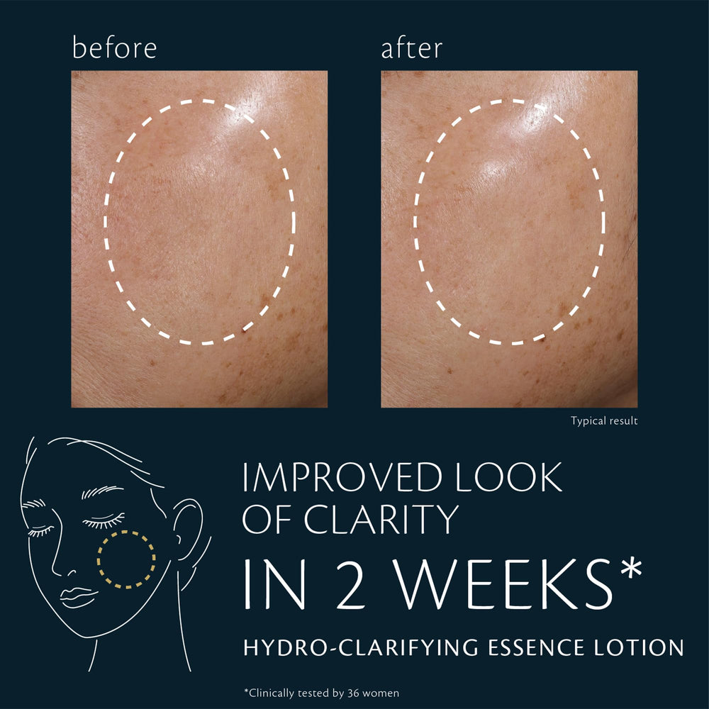 Application moment shows smooth skin surface after one use