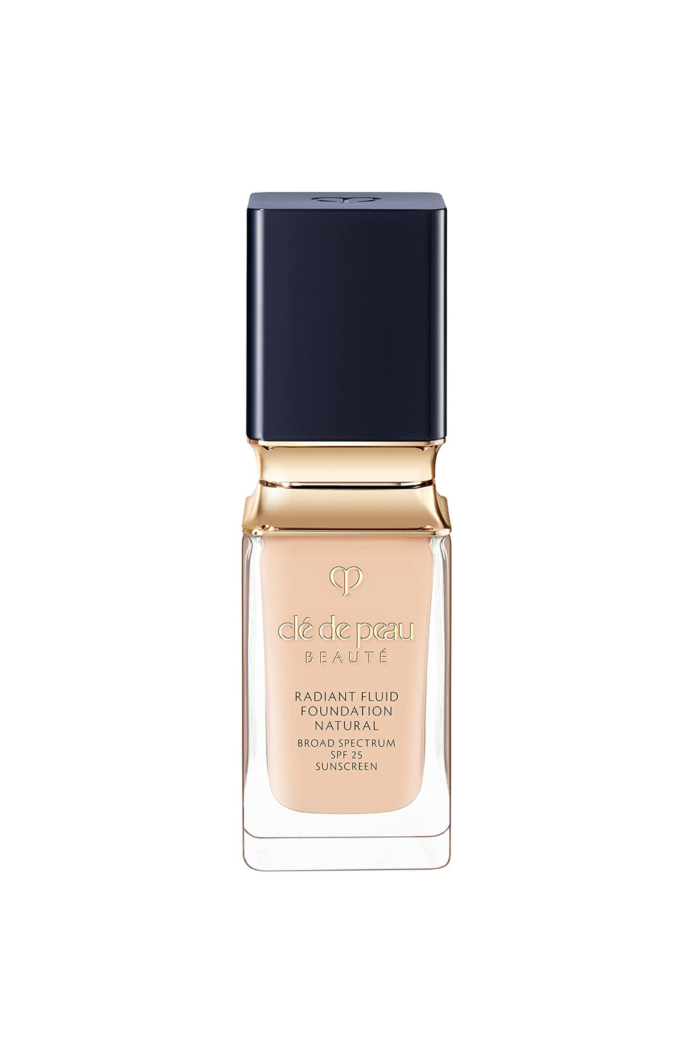Clé de Peau Radiant Fluid Foundation bottle showing a luminous everyday glow.