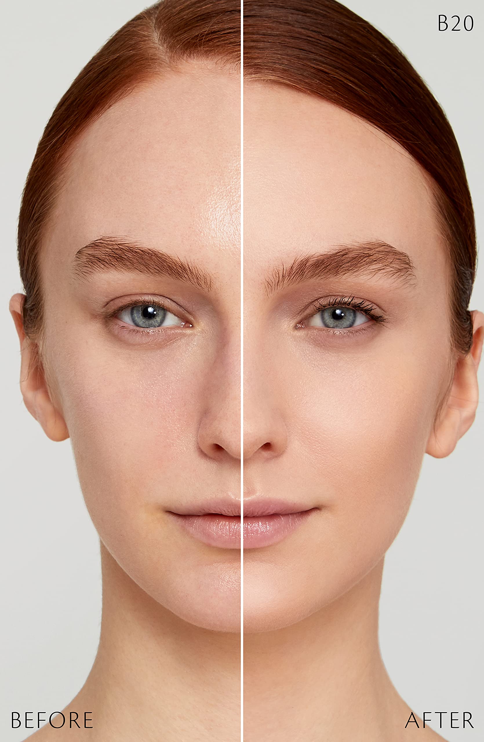 Clé de Peau Radiant Fluid Foundation SPF25 on skin for natural glow and protection