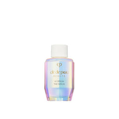 Clé de Peau Beauté The Serum Refill bottle close-up shows hydrating radiance for renewed skin