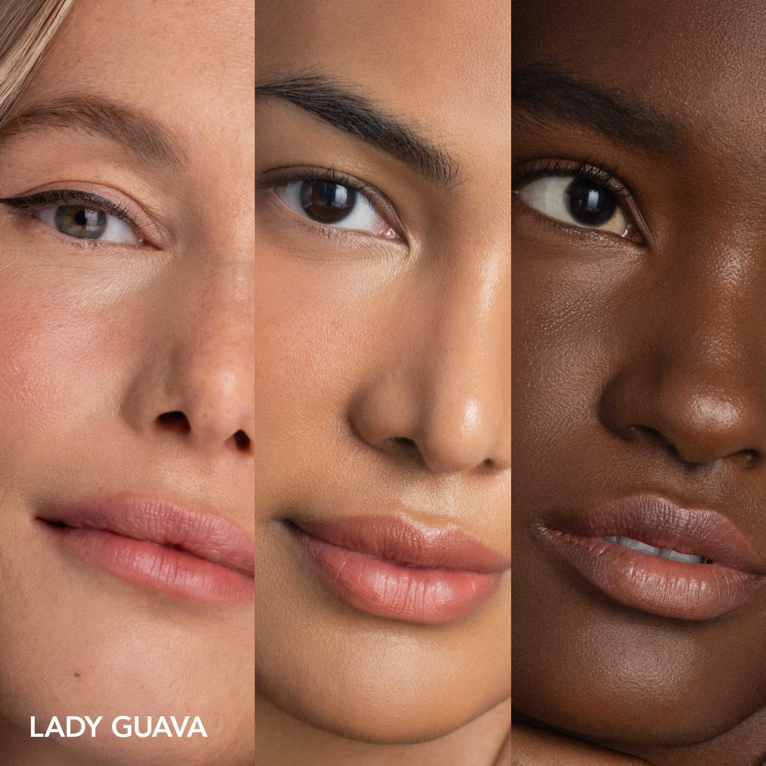 CLE Lip Powder Tint applied on cheeks as a soft flush
