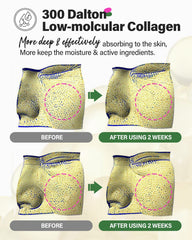 CLEADERM CKD retino collagen small molecule detail: highlights advanced formula for firmer-looking skin.