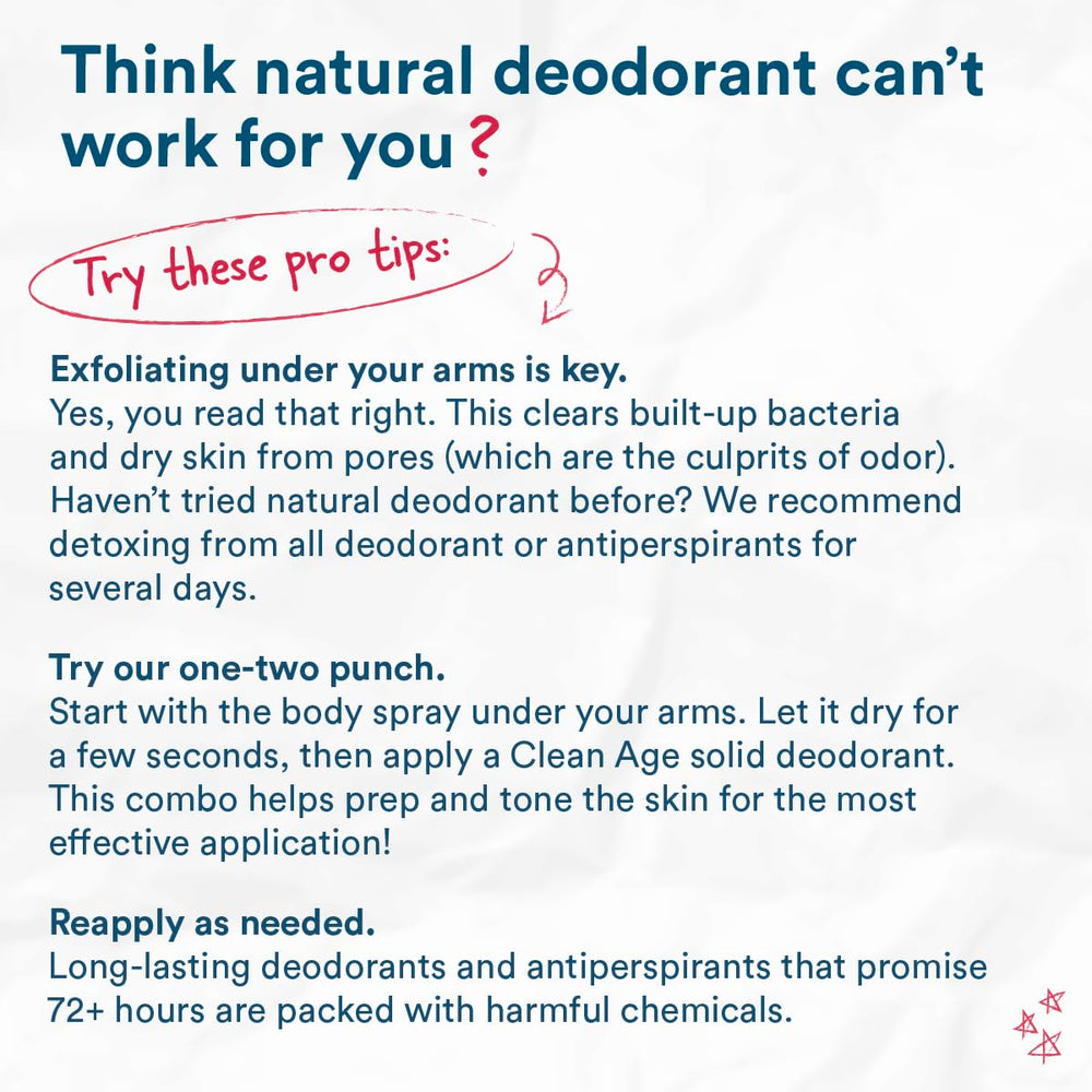 Cruelty-free mark on Clean Age Cedar packaging reinforces ethical choice.
