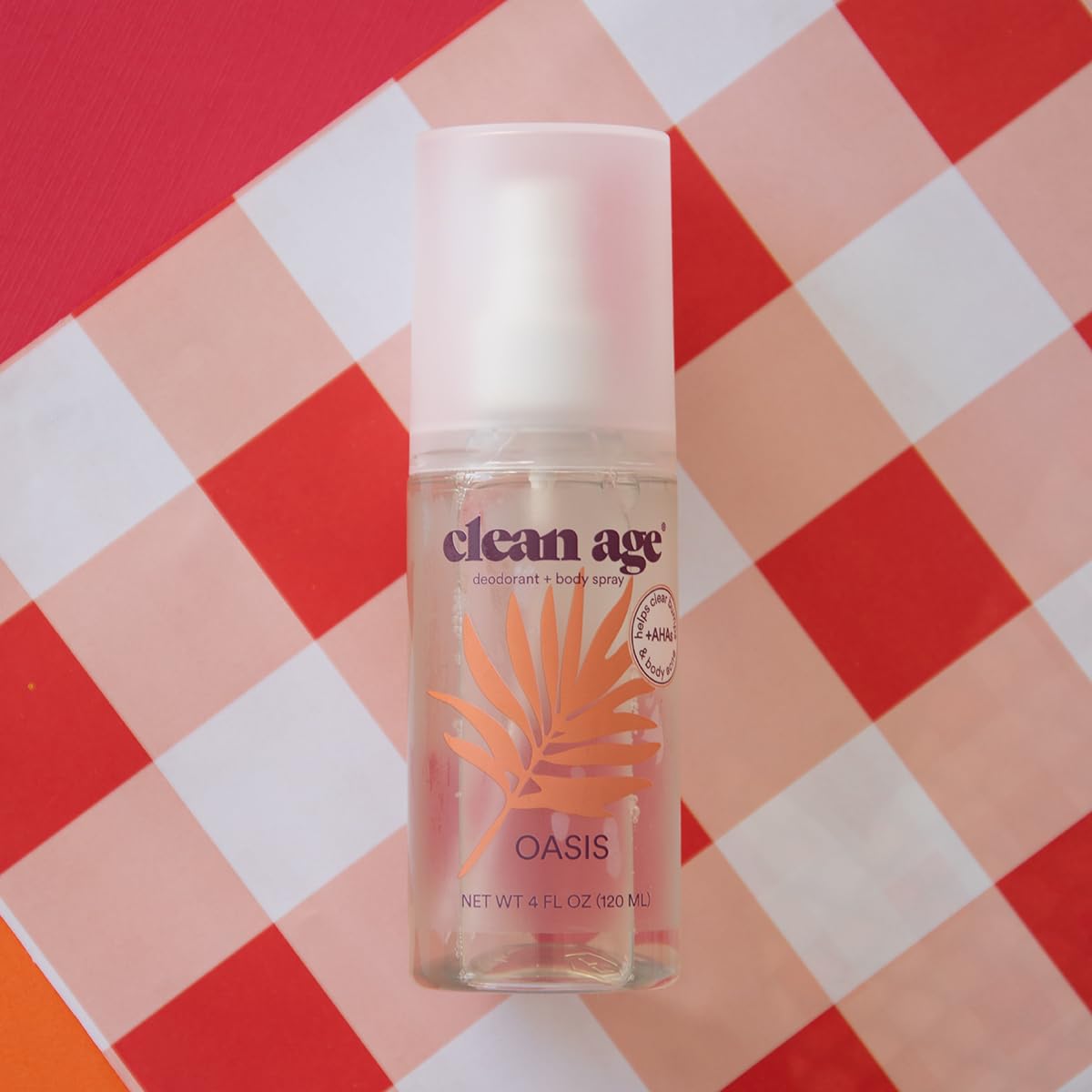 Clean Age Oasis aluminum-free deodorant - suitable for sensitive teen skin