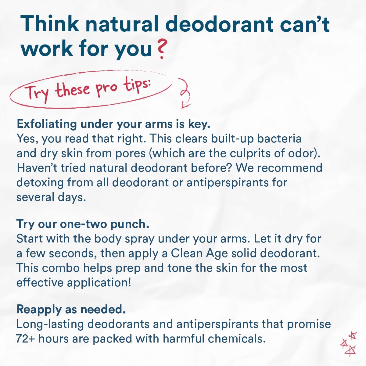 Clean Age packaging-4oz-easy-application for gym bags.