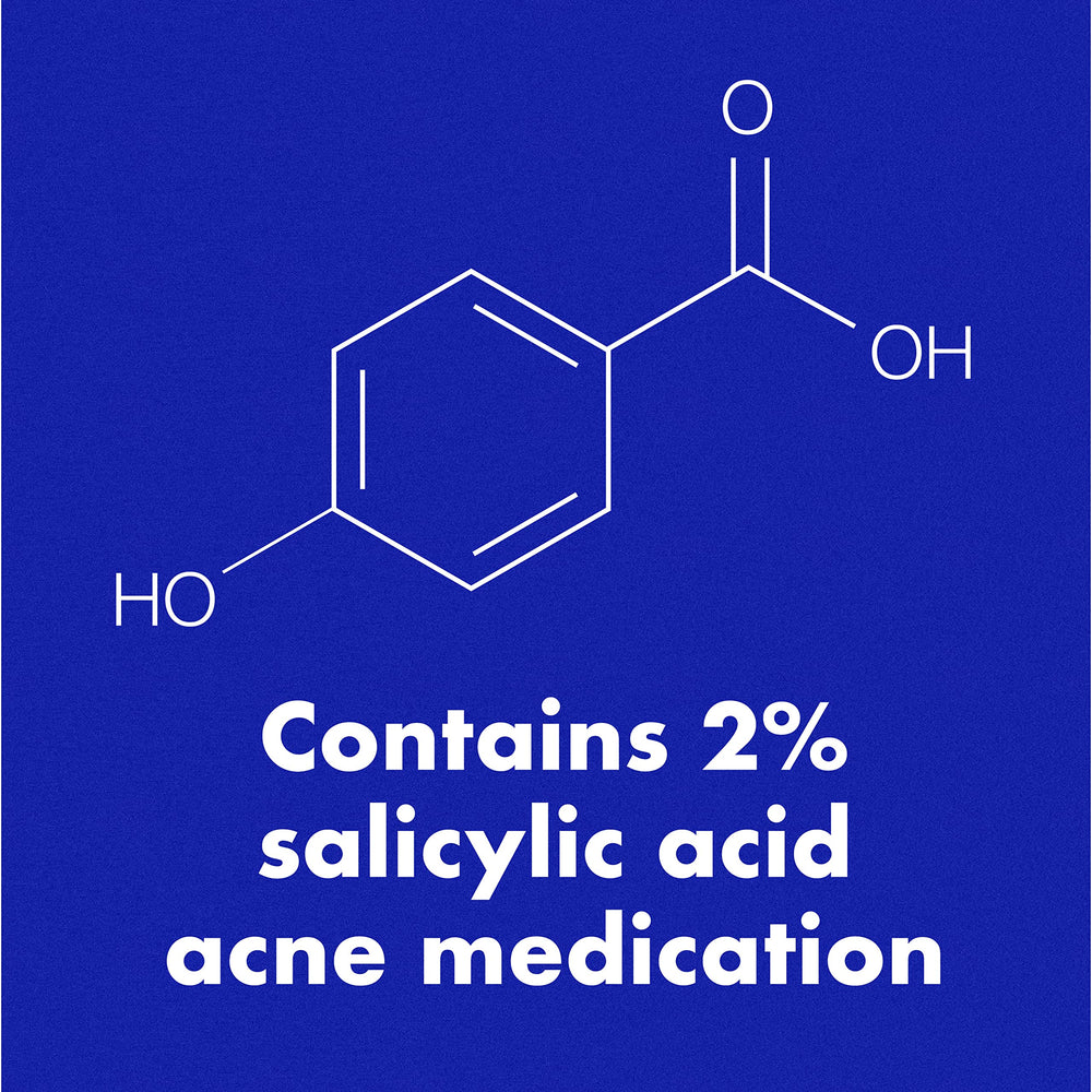 Visual of acne-prone skin routine featuring Clean and Clear for clearer pores.