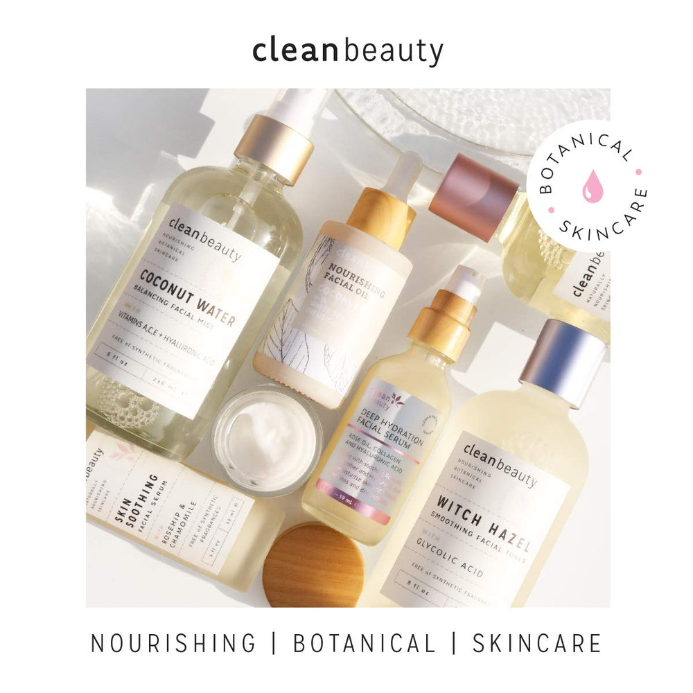 Clean Beauty Hydrating Rose Petal Oil applied on the face for smooth absorption.