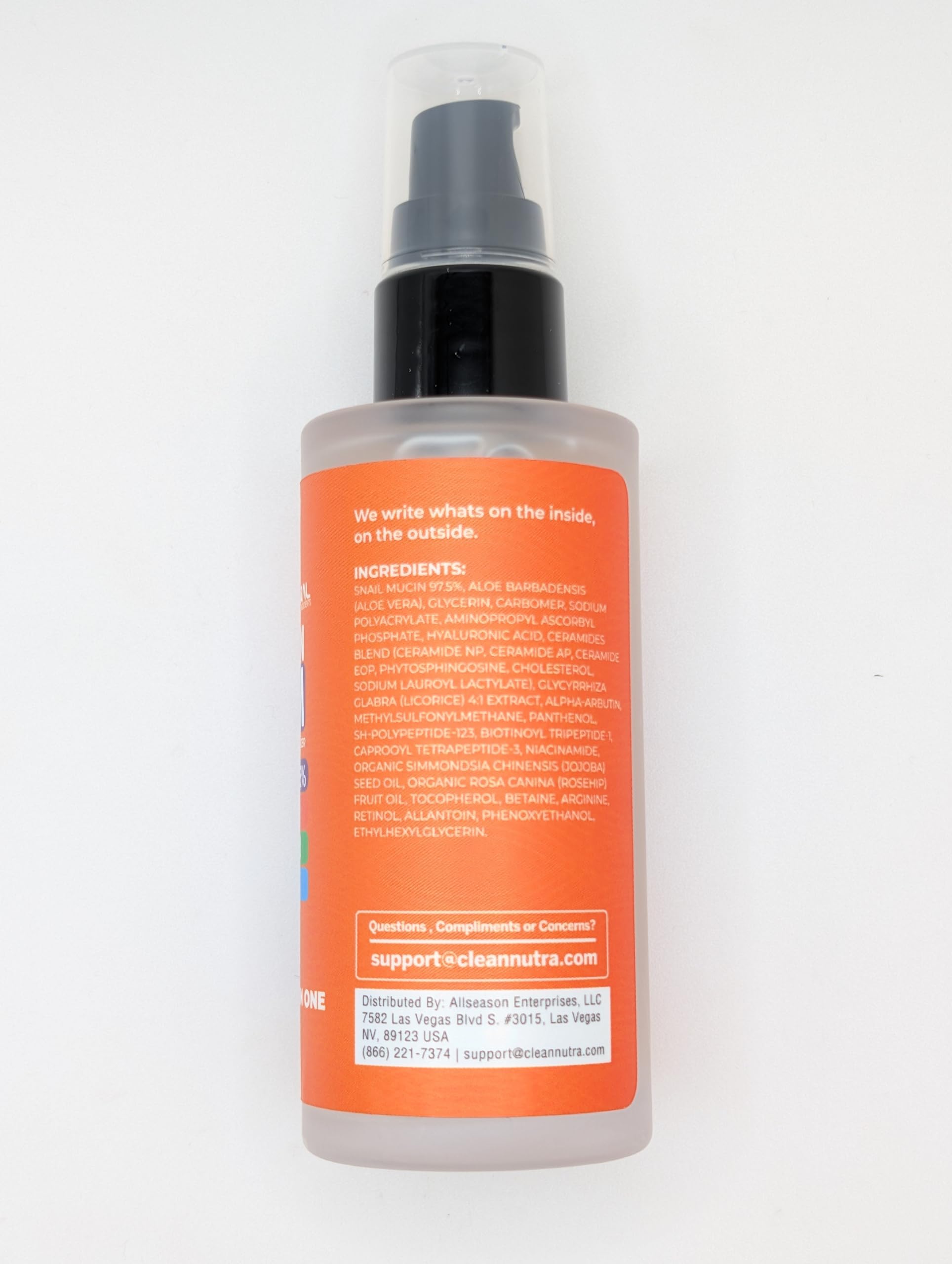 Clean Beauty snail mucin serum barrier-support close-up on resilient skin.