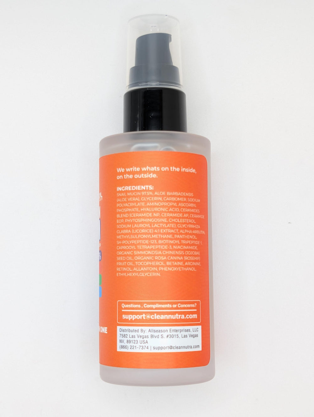 Clean Beauty snail mucin serum barrier-support close-up on resilient skin.