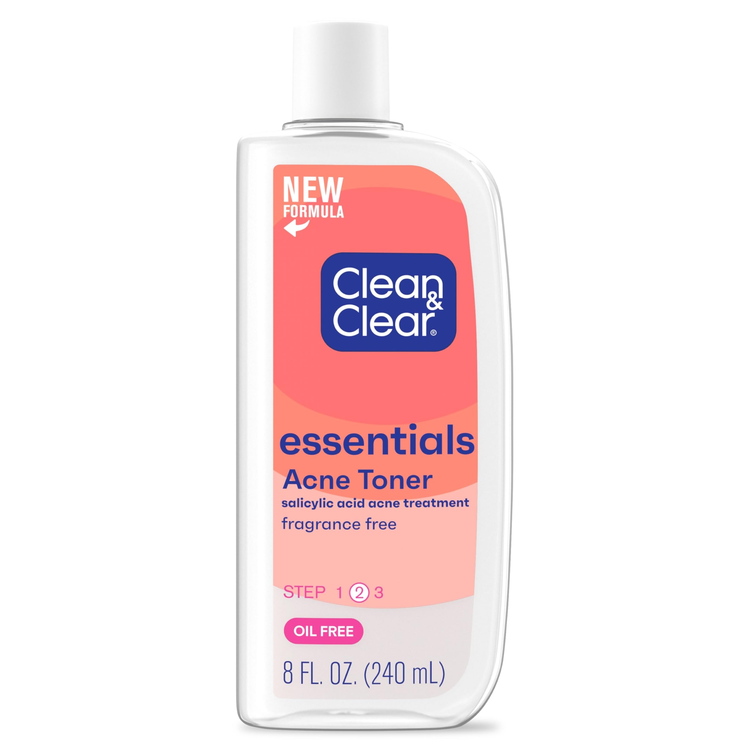 Clean & Clear Deep Cleaning Astringent bottle pour helps control surface oil for clearer skin.