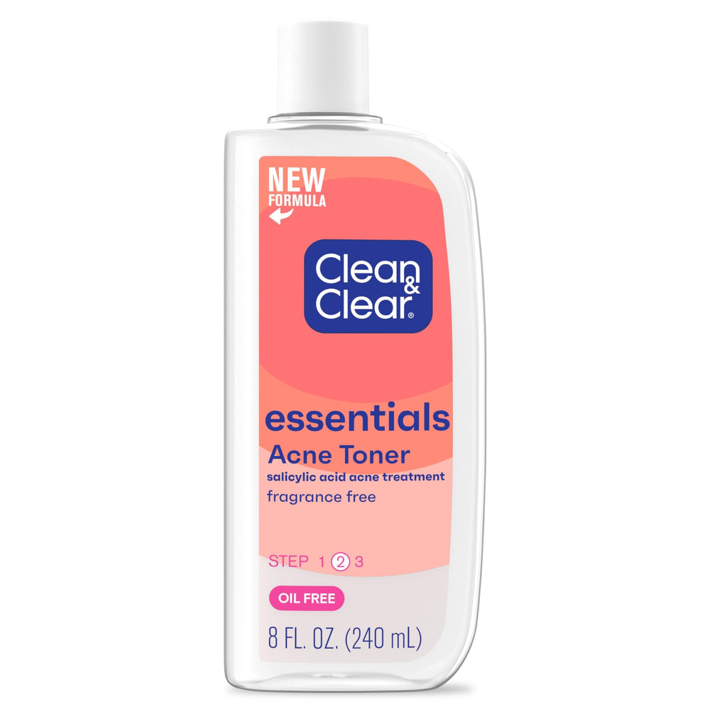 Clean & Clear Deep Cleaning Astringent bottle pour helps control surface oil for clearer skin.