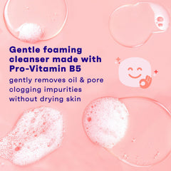 Clean & Clear Essentials sensitive-skin application in routine emphasizes non-drying cleanse.
