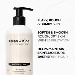 Clean + Kind Tallow hand application demonstrating quick absorption.