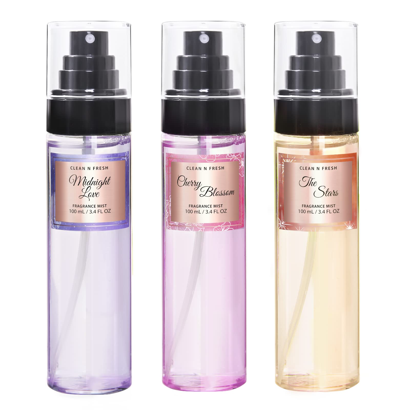 Clean-n-Fresh Cherry Blossom bottle front view for daily spring freshness.